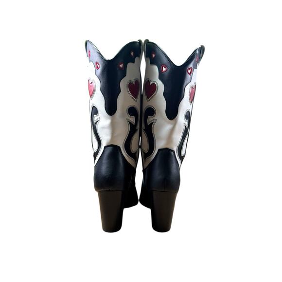 Steve Madden Lovestruck Cowgirl Boots Womens 8.5 Pointed Toe Cowboy Western Red - Picture 2 of 8